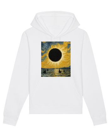 Stary Night Solar Eclipse  White