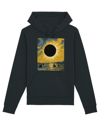 Stary Night Solar Eclipse  Black