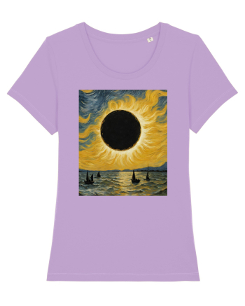 Stary Night Solar Eclipse  Lavender Dawn