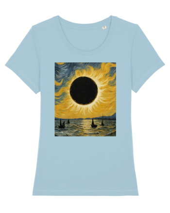 Stary Night Solar Eclipse  Sky Blue