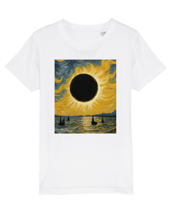 Stary Night Solar Eclipse  White