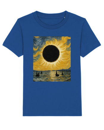Stary Night Solar Eclipse  Majorelle Blue