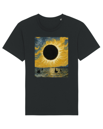 Stary Night Solar Eclipse  Black