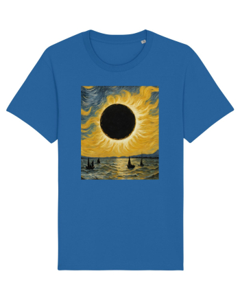 Stary Night Solar Eclipse  Royal Blue