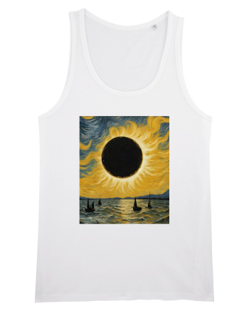 Stary Night Solar Eclipse  White