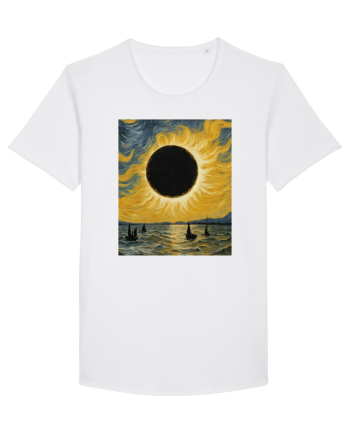 Stary Night Solar Eclipse  White