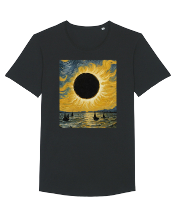 Stary Night Solar Eclipse  Black