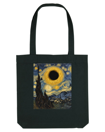 Stary Night Solar Eclipse  Black