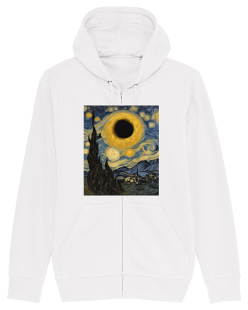 Stary Night Solar Eclipse  White