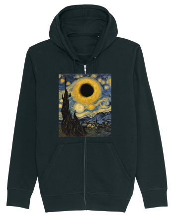 Stary Night Solar Eclipse  Black