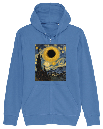 Stary Night Solar Eclipse  Bright Blue