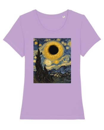 Stary Night Solar Eclipse  Lavender Dawn