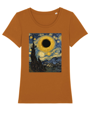 Stary Night Solar Eclipse  Roasted Orange