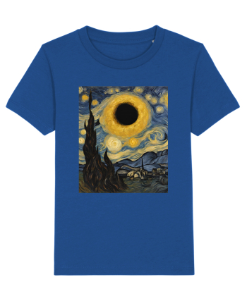 Stary Night Solar Eclipse  Majorelle Blue