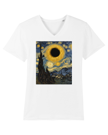 Stary Night Solar Eclipse  White