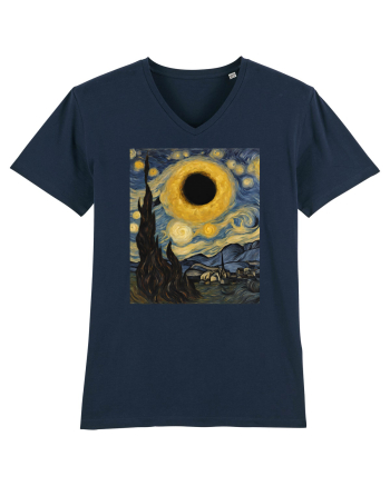 Stary Night Solar Eclipse  French Navy