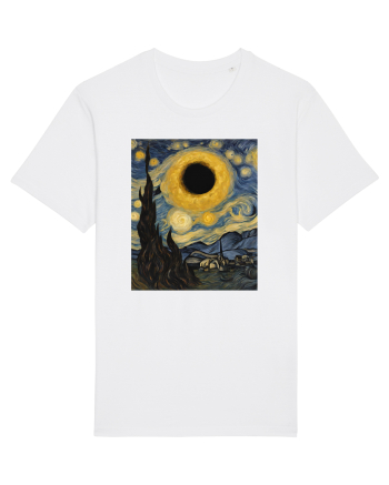 Stary Night Solar Eclipse  White