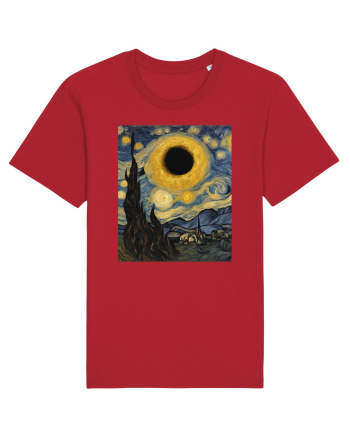 Stary Night Solar Eclipse  Red