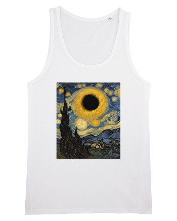 Stary Night Solar Eclipse  White