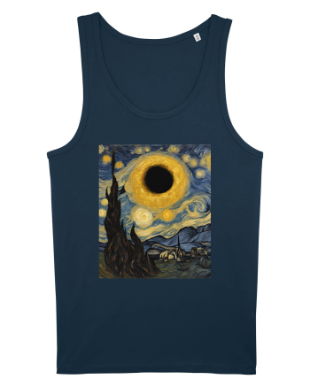 Stary Night Solar Eclipse  Navy