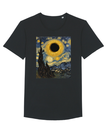 Stary Night Solar Eclipse  Black