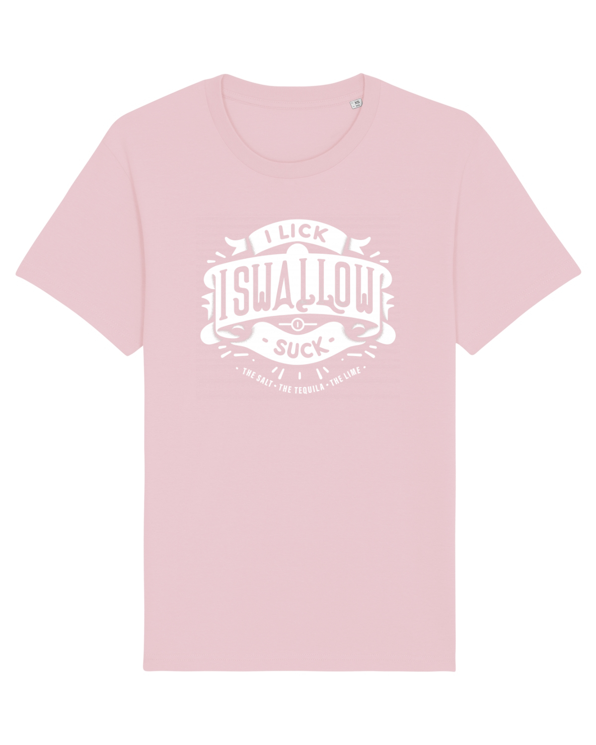 Tricou mânecă scurtă Unisex Rocker Cotton Pink