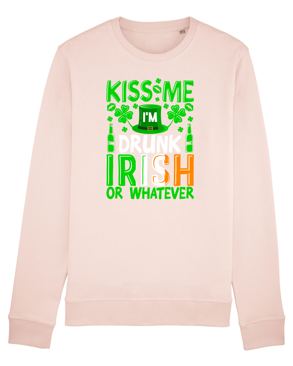 Bluză mânecă lungă Unisex Rise Candy Pink