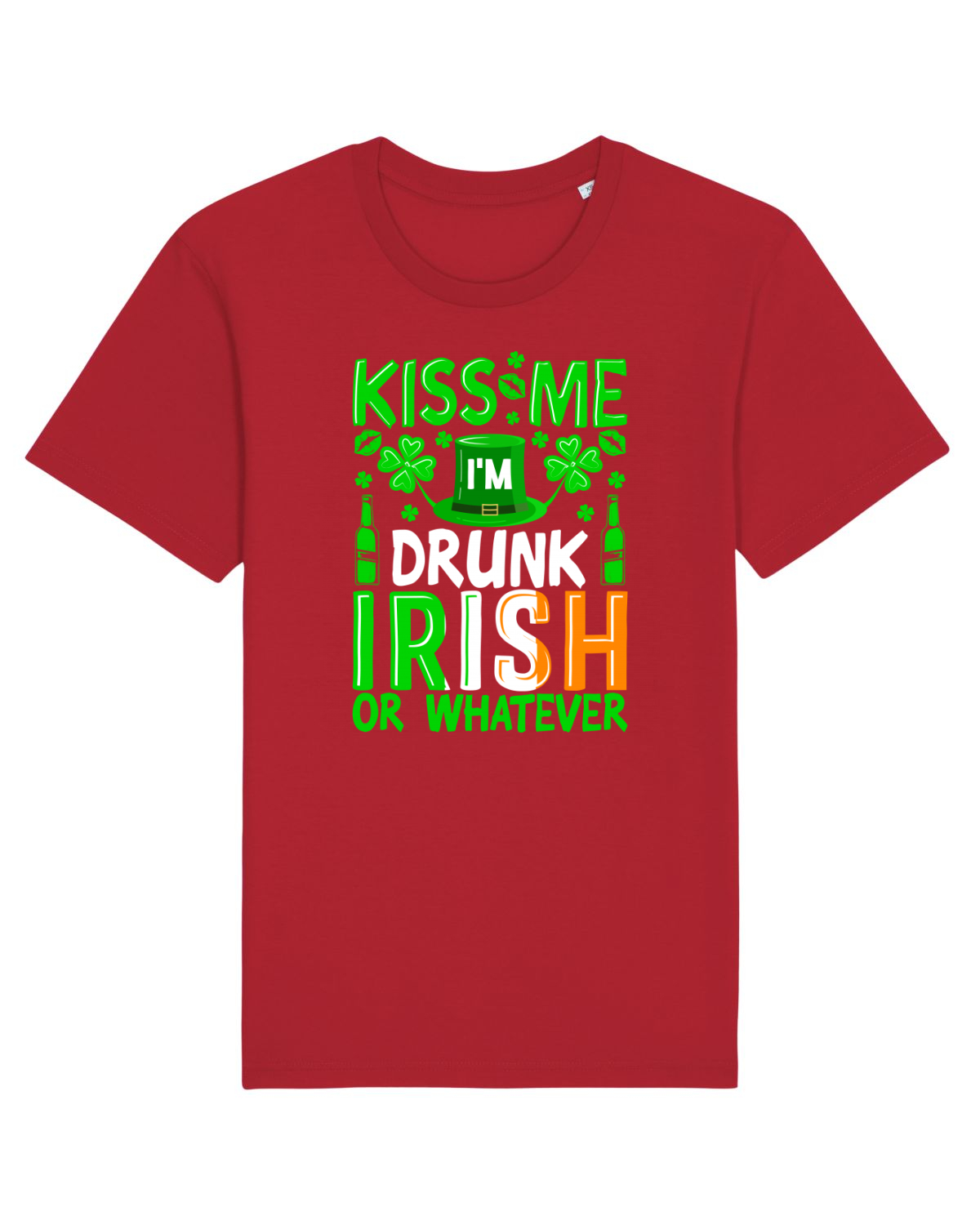 Tricou mânecă scurtă Unisex Rocker Red