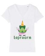 Lepricorn Tricou mânecă scurtă guler V Damă Evoker