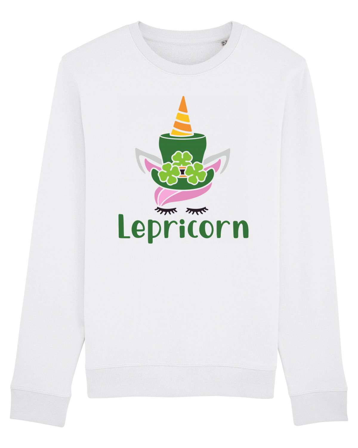 Bluză mânecă lungă Unisex Rise White
