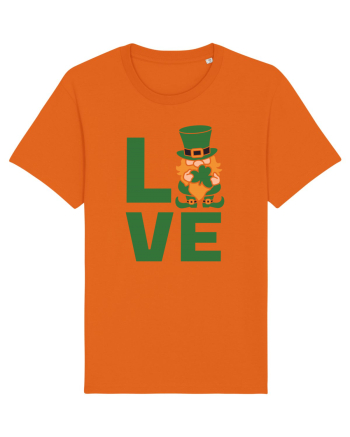 Love  Leprechaun Bright Orange