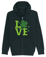 Love St. Paddy's Hanorac cu fermoar Unisex Connector