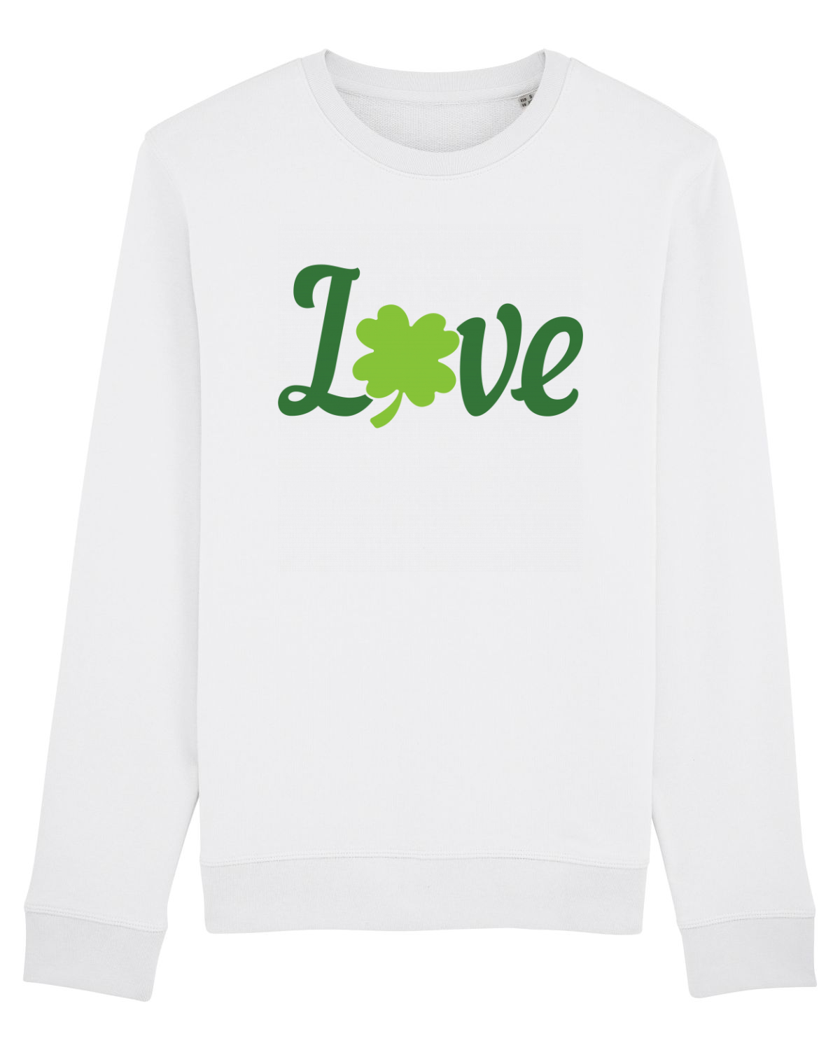 Bluză mânecă lungă Unisex Rise White