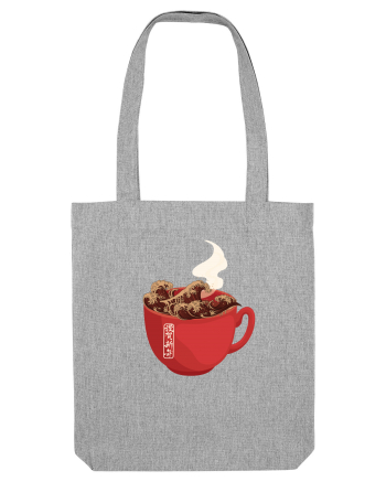 Coffee Wave Heather Grey