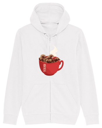 Coffee Wave White
