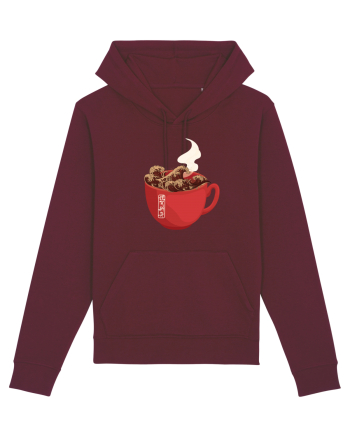 Coffee Wave Burgundy