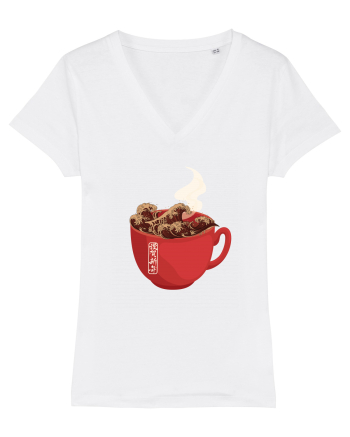 Coffee Wave White