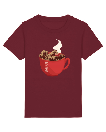 Coffee Wave Burgundy
