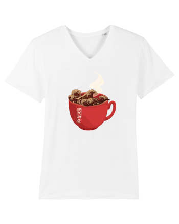 Coffee Wave White