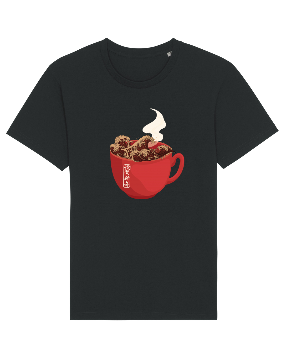 Tricou mânecă scurtă Unisex Rocker Black