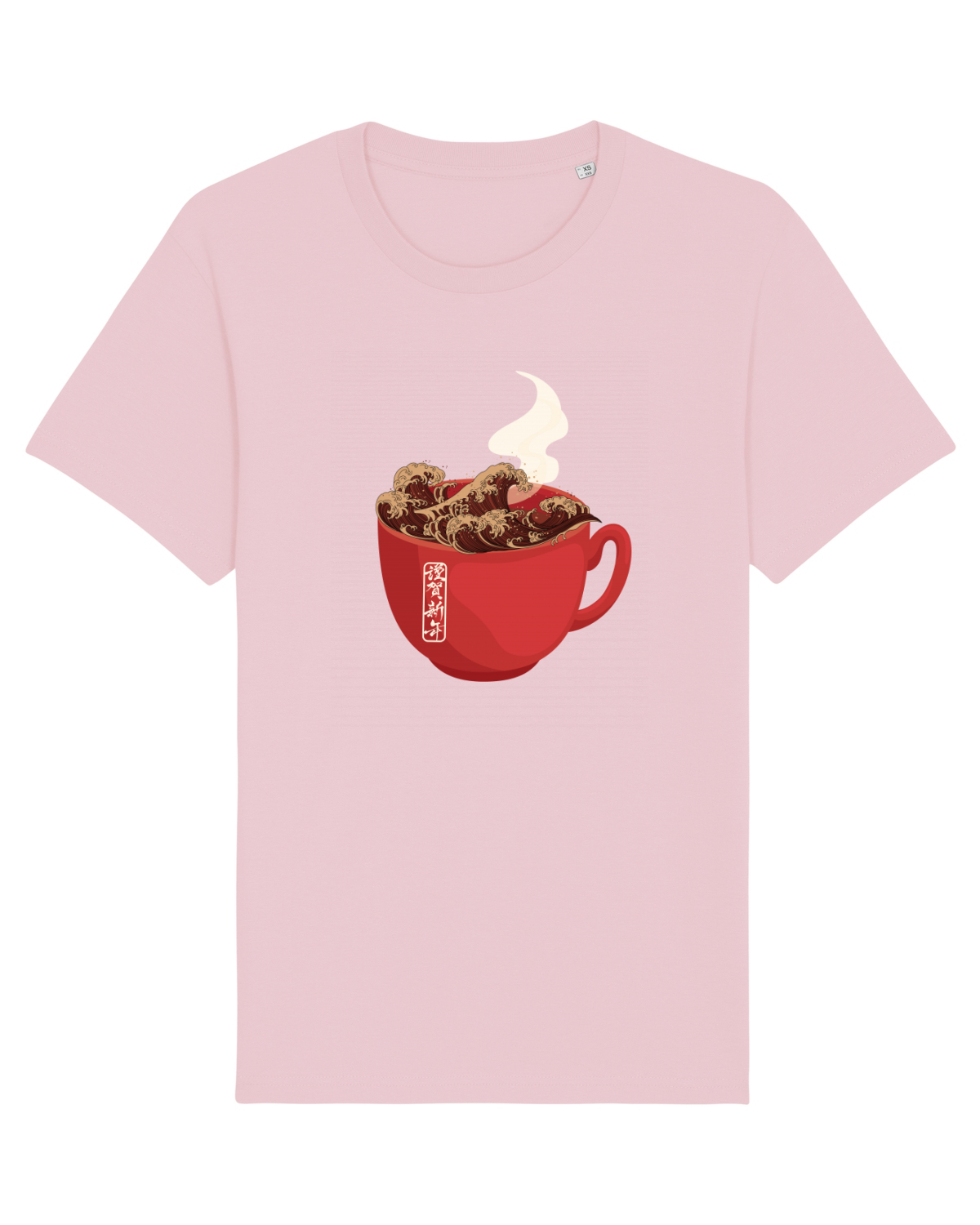 Tricou mânecă scurtă Unisex Rocker Cotton Pink
