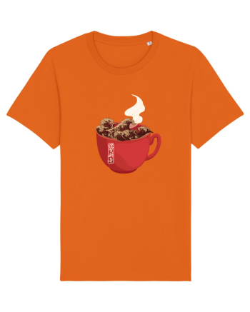 Coffee Wave Bright Orange