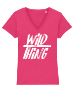 Wild Thing Tricou mânecă scurtă guler V Damă Evoker