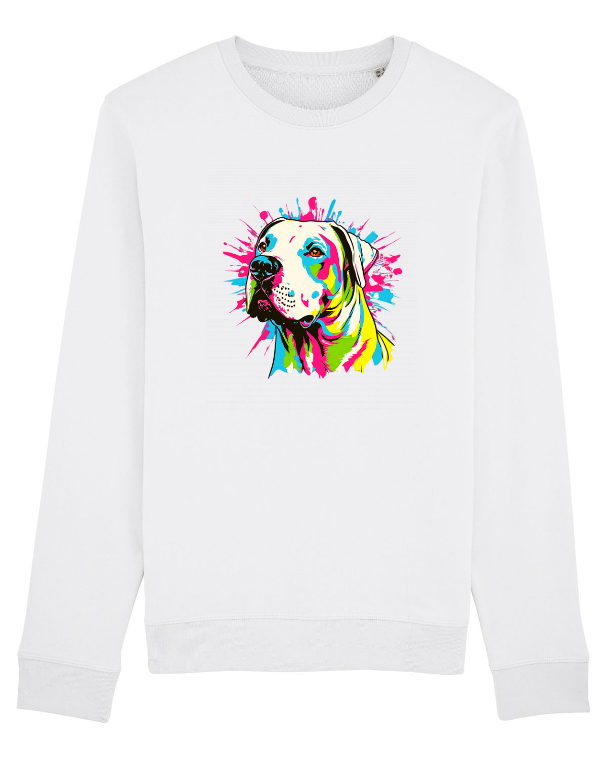 Bluză mânecă lungă Unisex Rise White