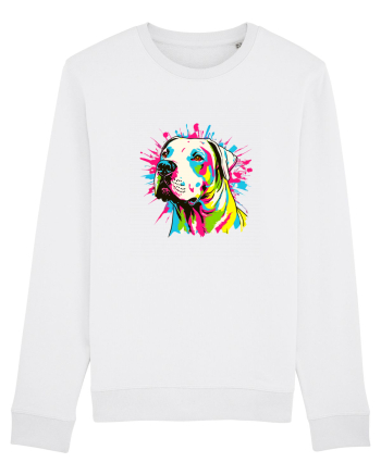 Dogo Argentino Pop Art White