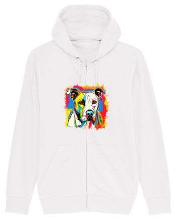 Dogo Argentino Pop Art White