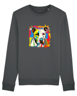 Dogo Argentino Pop Art Bluză mânecă lungă Unisex Rise