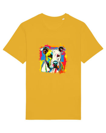 Dogo Argentino Pop Art Spectra Yellow