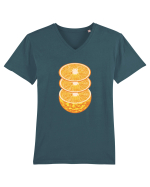 Sliced Sun Tricou mânecă scurtă guler V Bărbat Presenter