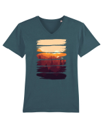 Beyond the mountains Tricou mânecă scurtă guler V Bărbat Presenter